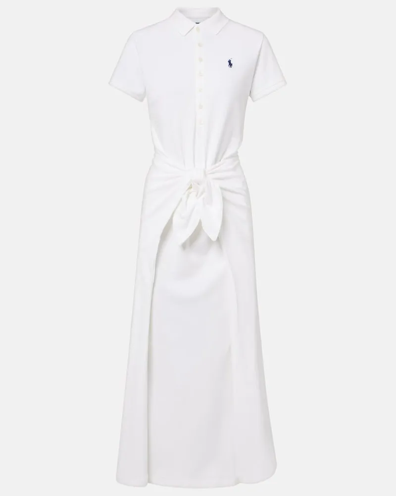 Ralph Lauren Abito polo in piquÃ© di misto cotone Bianco
