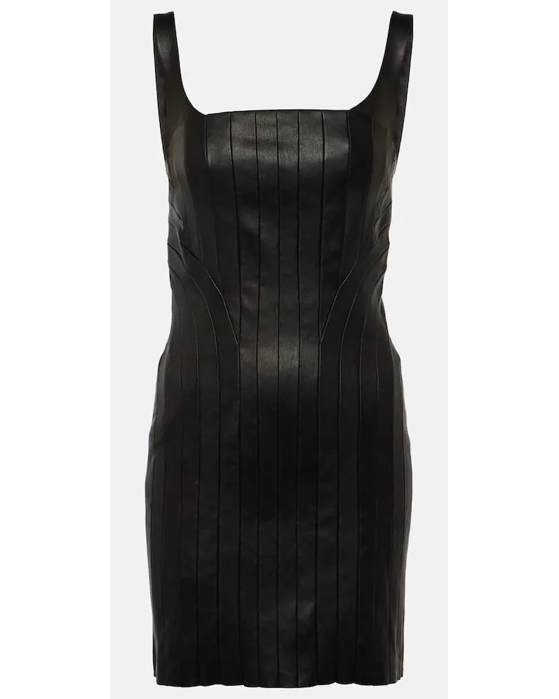 Stouls Miniabito Nino in pelle Nero