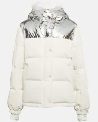 Yves Salomon Piumino con shearling Multicolore