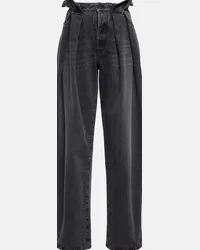 OFF-WHITE Pantaloni in denim di cotone Nero