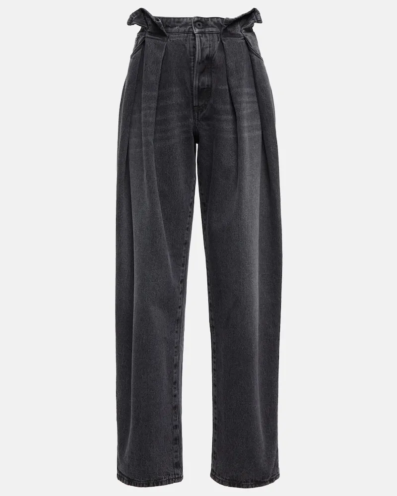 OFF-WHITE Pantaloni in denim di cotone Nero