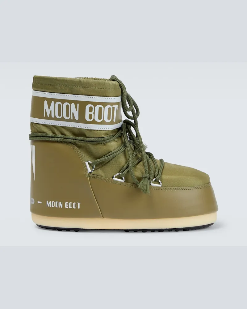 Moon Boot Stivali doposci Icon Low in nylon Verde