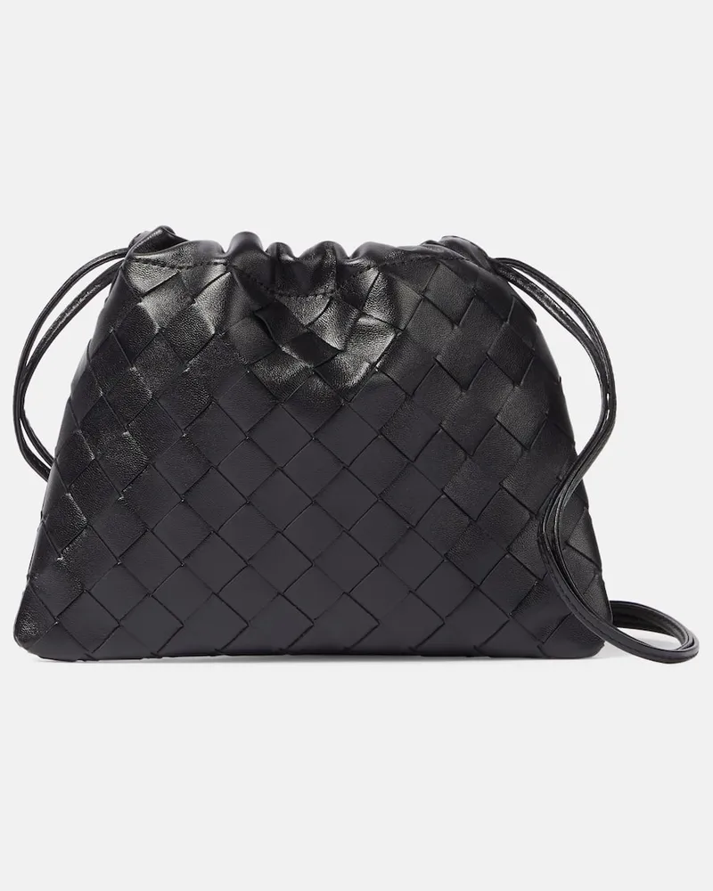 Bottega Veneta Borsa a tracolla Dustbag Small in pelle Nero