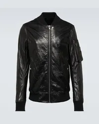 Rick Owens Bomber in pelle Nero