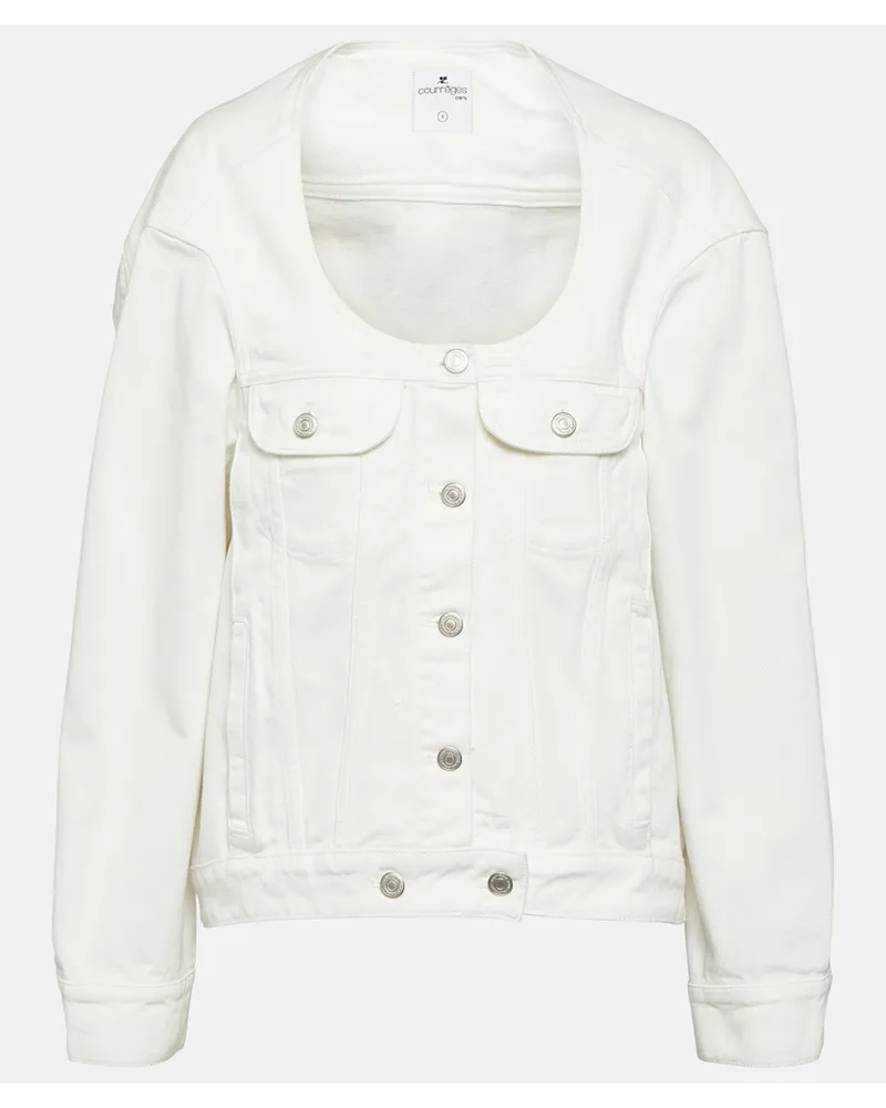 Courrèges CourrÃ¨ges Giacca di jeans Bianco