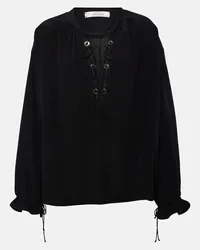 Dorothee Schumacher Blusa in seta Nero