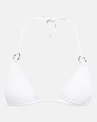 Louisa Ballou Top bikini Mini Ring Bianco