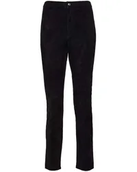 Isabel Marant Pantaloni skinny Ajuliko in suede Nero