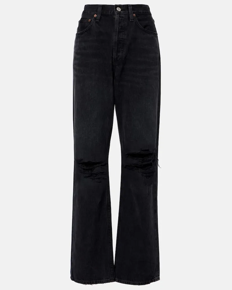 AGOLDE Jeans regular Kelly distressed Nero