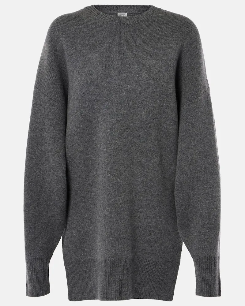 Totême Pullover in misto lana e cashmere Grigio