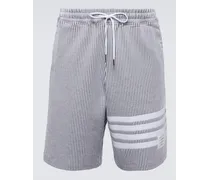 Shorts in seersucker di cotone  4-Bar
