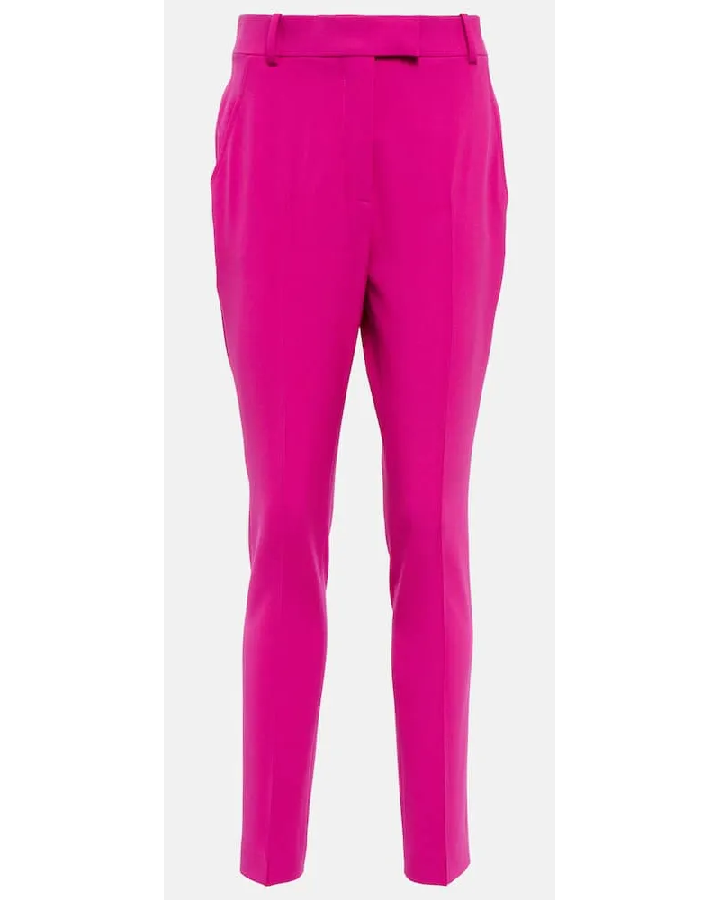 ATTICO Pantaloni slim Berry in crÃªpe Rosa