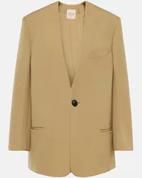 TOD'S Blazer in lana vergine Marrone