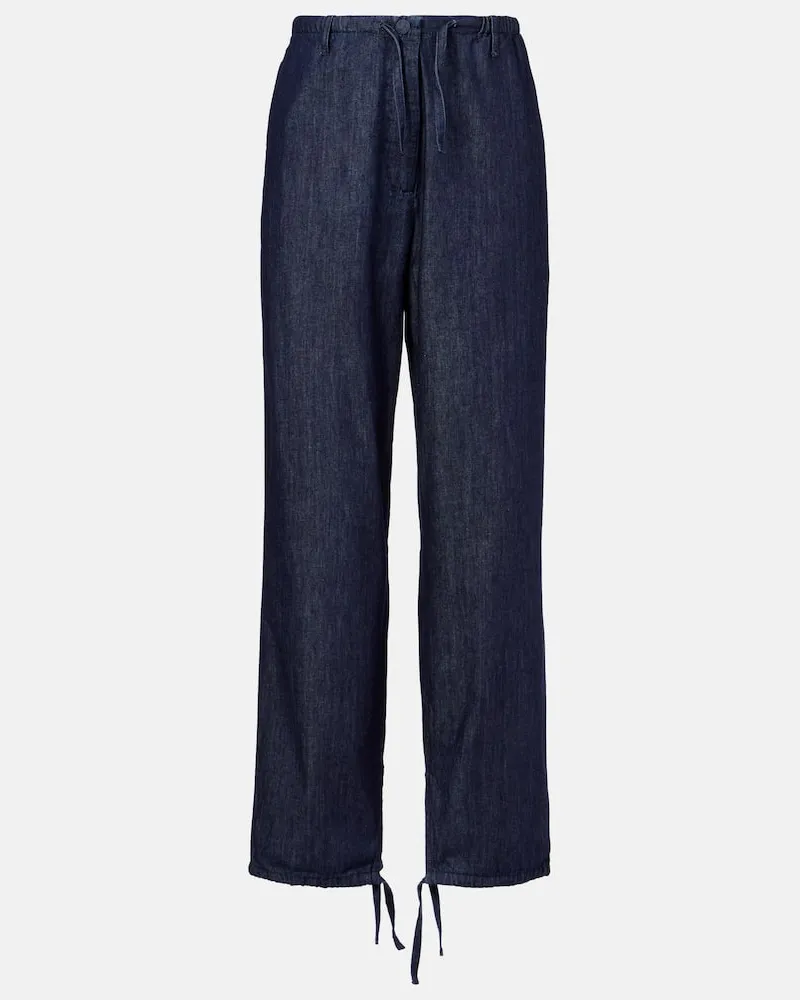 Dries van Noten Pantaloni regular di jeans Blu