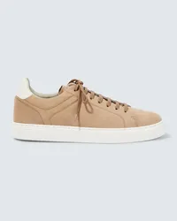 Brunello Cucinelli Sneakers in pelle Beige