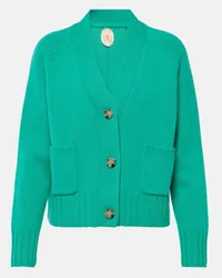 Jardin des Orangers Cardigan in lana e cashmere Blu