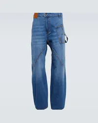 J.W.Anderson Jeans a gamba larga Blu