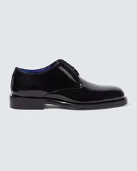 Burberry Stringate Derby Tux in pelle Nero