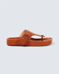 Loewe Sandali Ease Anagram in pelle Arancione