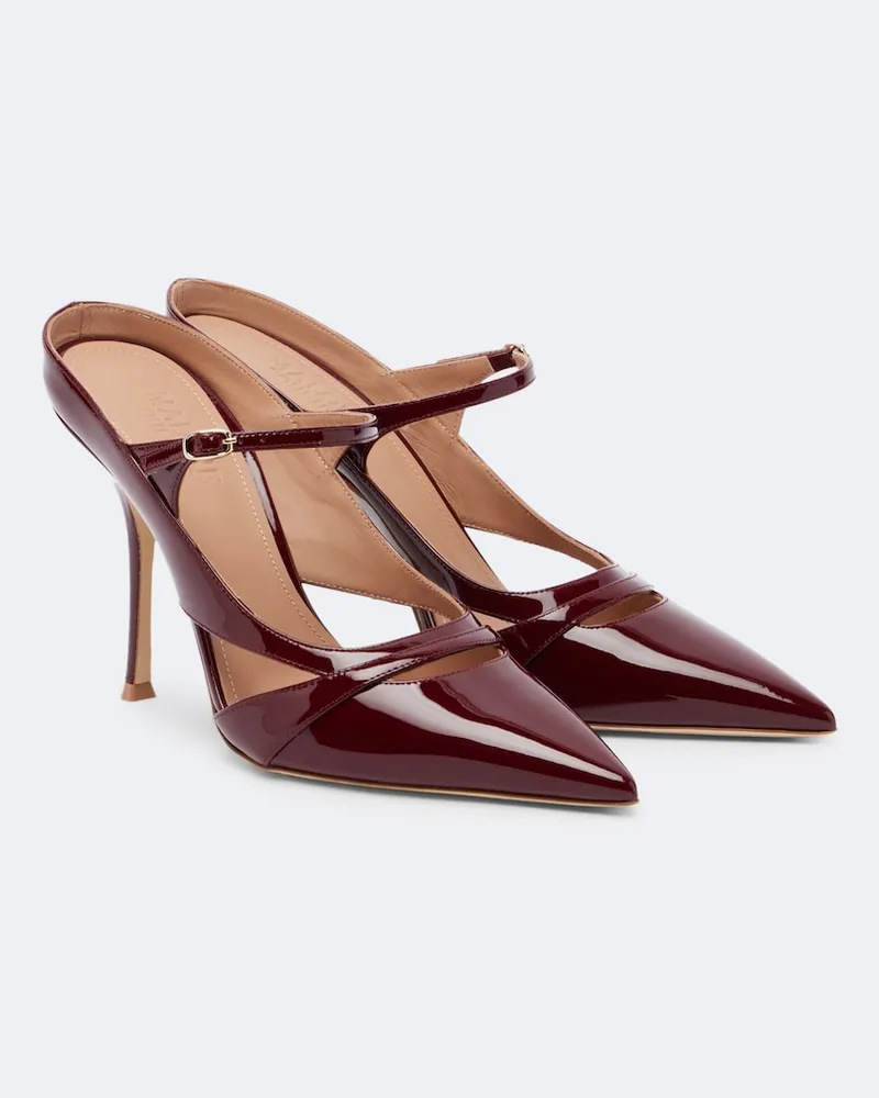 Malone Souliers Pumps in vernice Borgogna