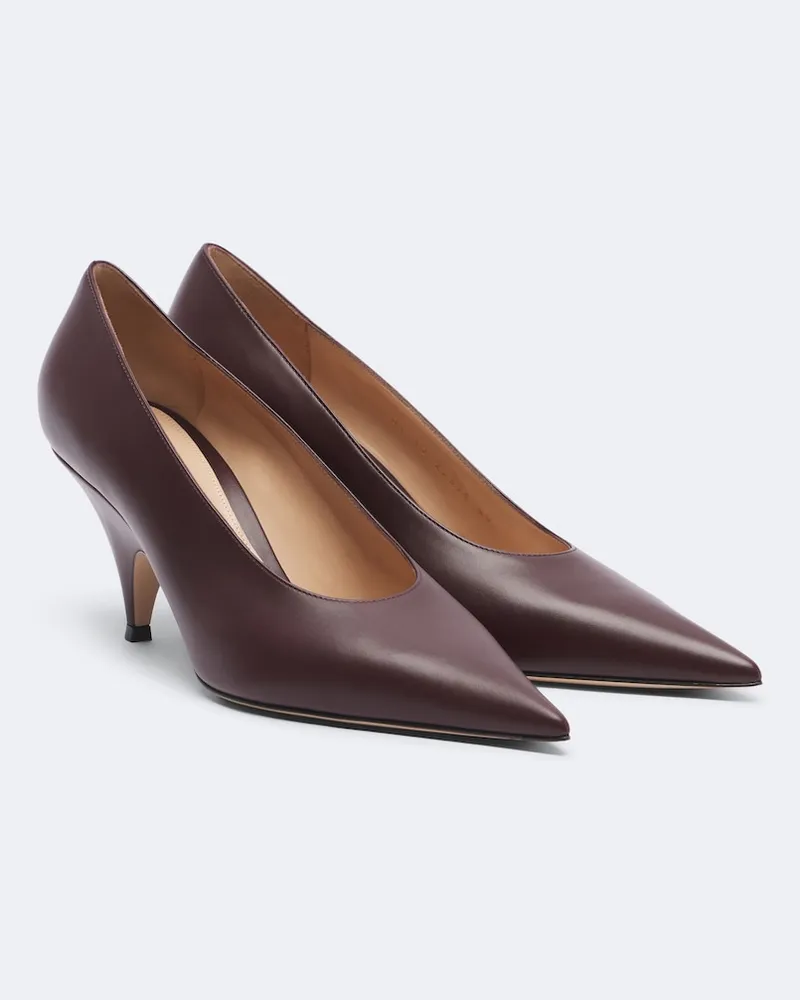 Gianvito Rossi Pumps in pelle Borgogna