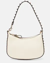 Valentino Garavani Borsa a spalla Rockstud Mini in pelle Bianco