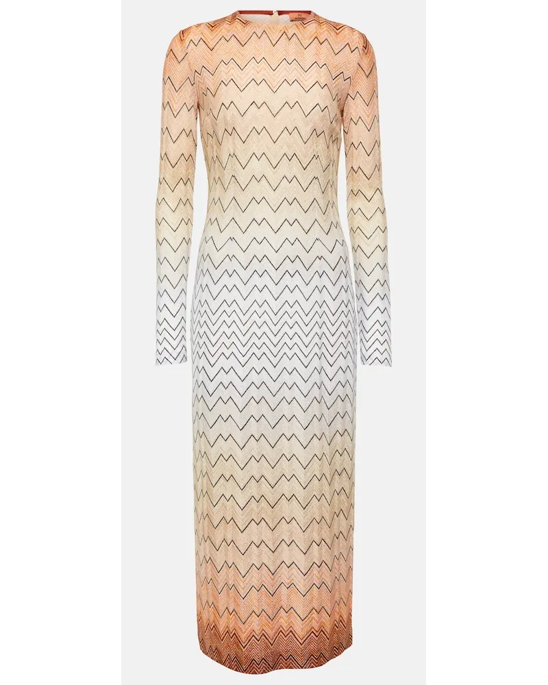 Missoni Abito midi Zig Zag Multicolore