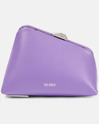 ATTICO Clutch Midnight Mini in pelle Viola