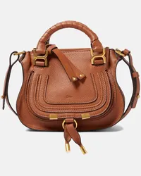 Chloé Chloé Borsa a tracolla Marcie Mini in pelle Marrone