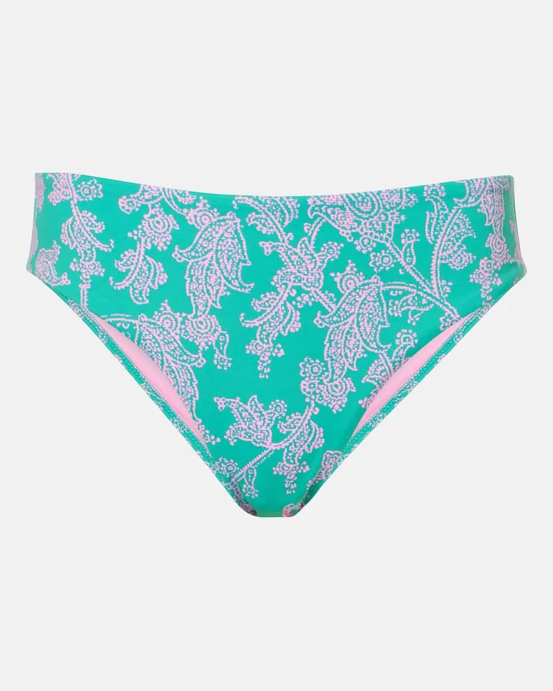 Heidi Klein Slip bikini Santa Rosa con stampa paisley Multicolore