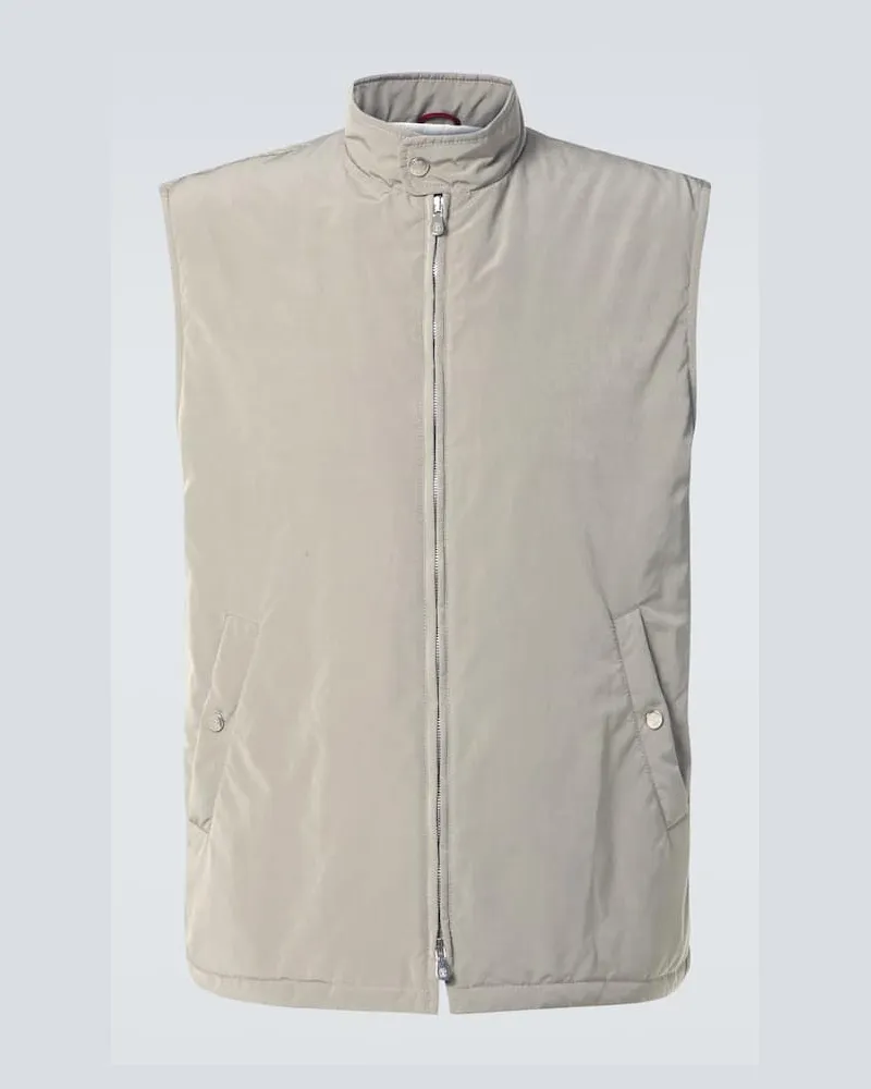 Brunello Cucinelli Gilet imbottito Verde