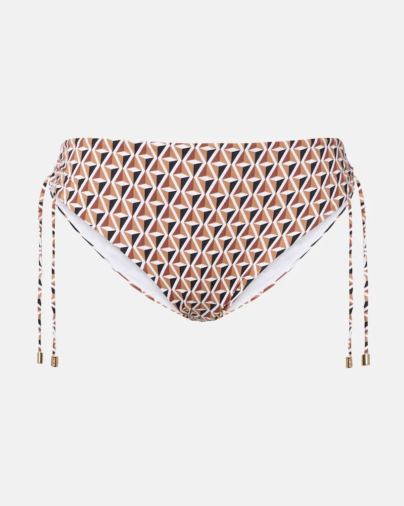 Max Mara Slip bikini Sibilla con stampa Marrone