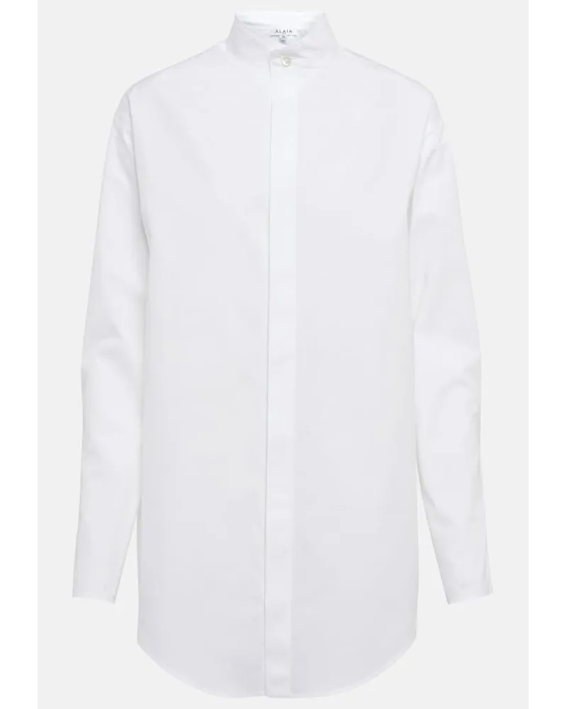 Alaïa AlaÃ¯a Camicia in cotone Bianco