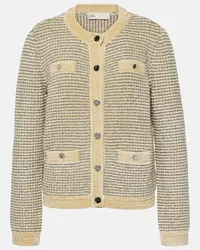 Tory Burch Cardigan Kendra in velluto Multicolore