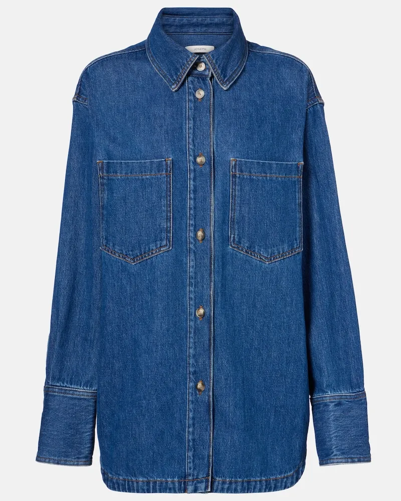 Joseph Camicia di jeans Idar Blu