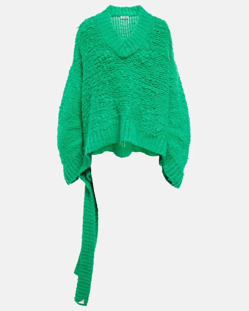 ATTICO Pullover Ruth in misto alpaca Verde