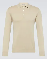 Canali Polo in cotone Beige