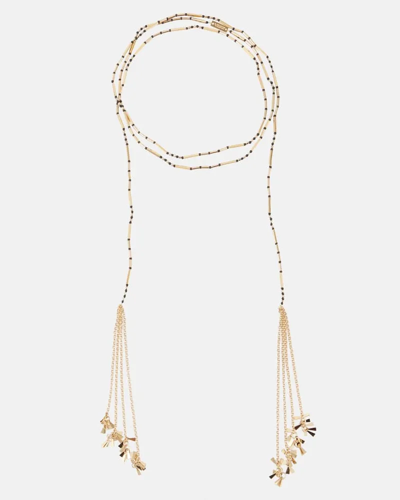 Isabel Marant Collana Olathe con perline Nero