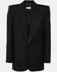 Saint Laurent Blazer gessato in lana vergine Multicolore