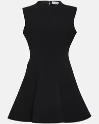 Alaïa Alaïa Miniabito `A-line in crêpe Nero