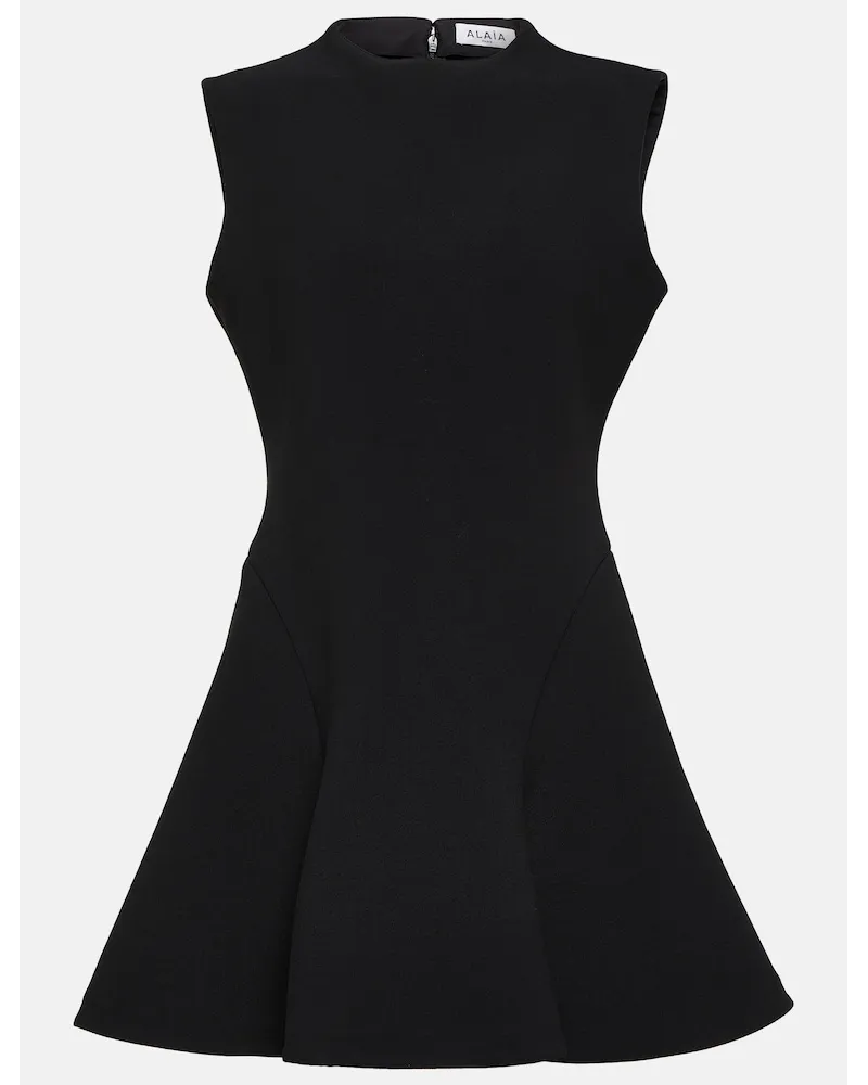 Alaïa AlaÃ¯a Miniabito `A-line in crÃªpe Nero