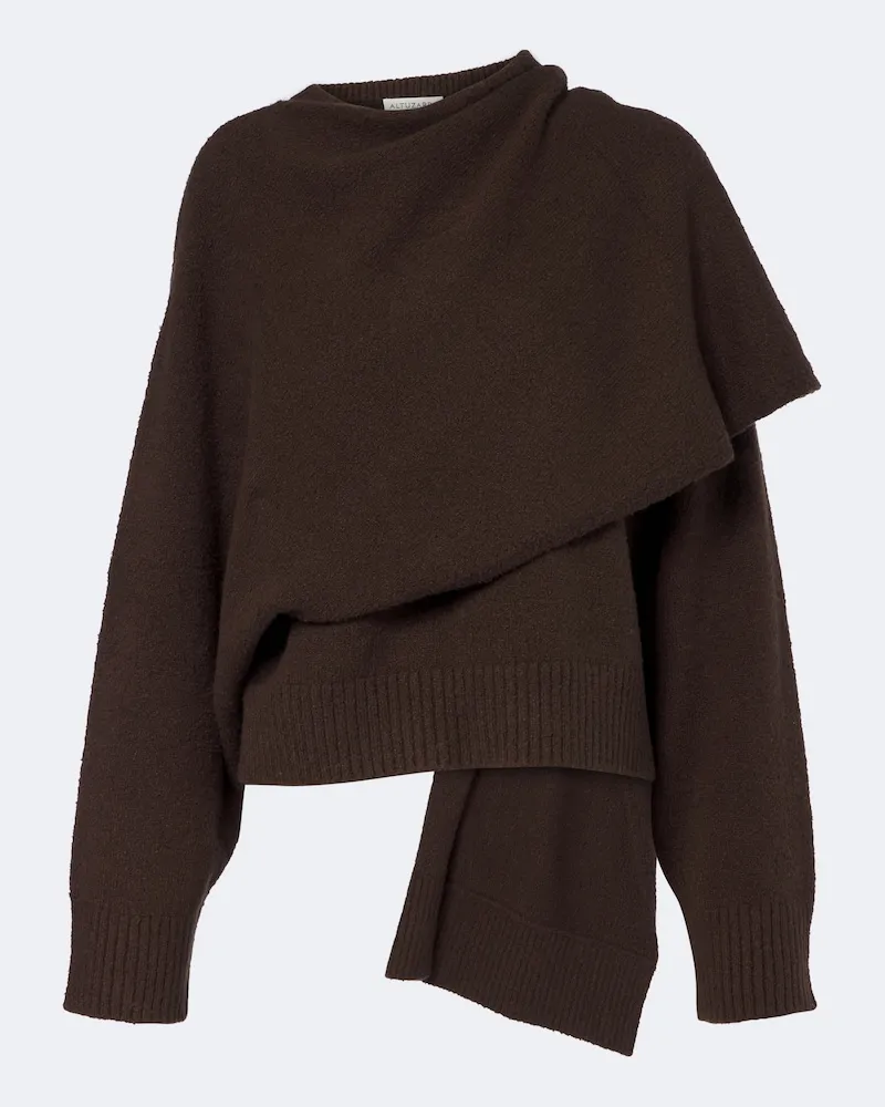 Altuzarra Pullover Palmer in misto cotone Marrone