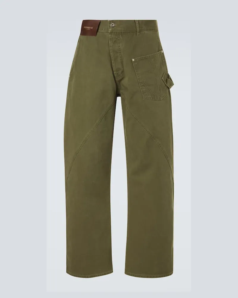 J.W.Anderson Jeans regular Twisted Verde
