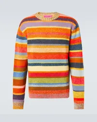 The Elder Statesman Pullover in cashmere a righe Multicolore