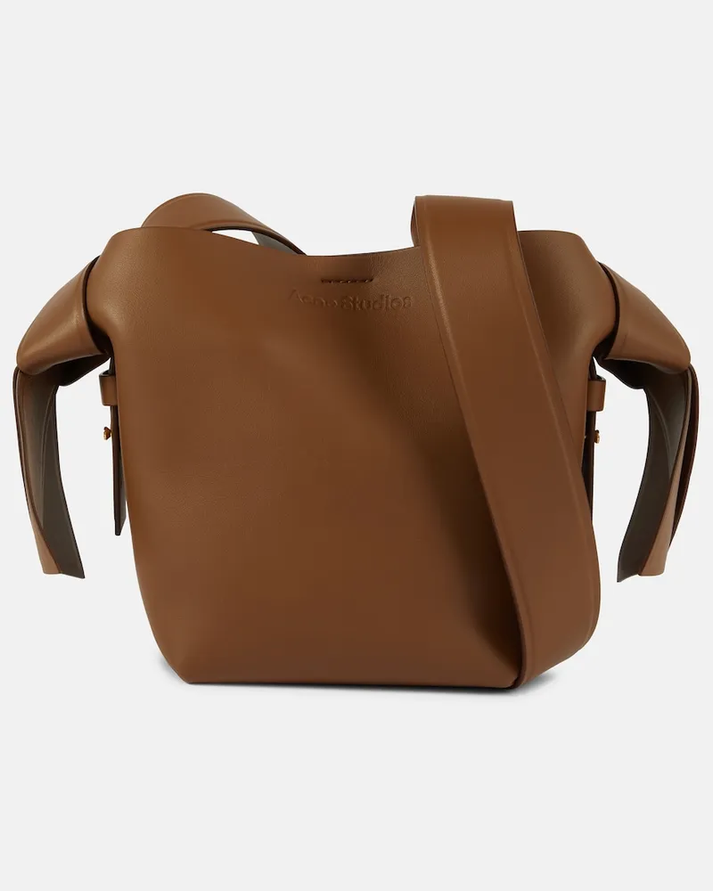 Acne Studios Borsa Musubi Mini in pelle Marrone