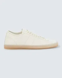 Christophe Lemaire Sneakers Linoleum in pelle Bianco