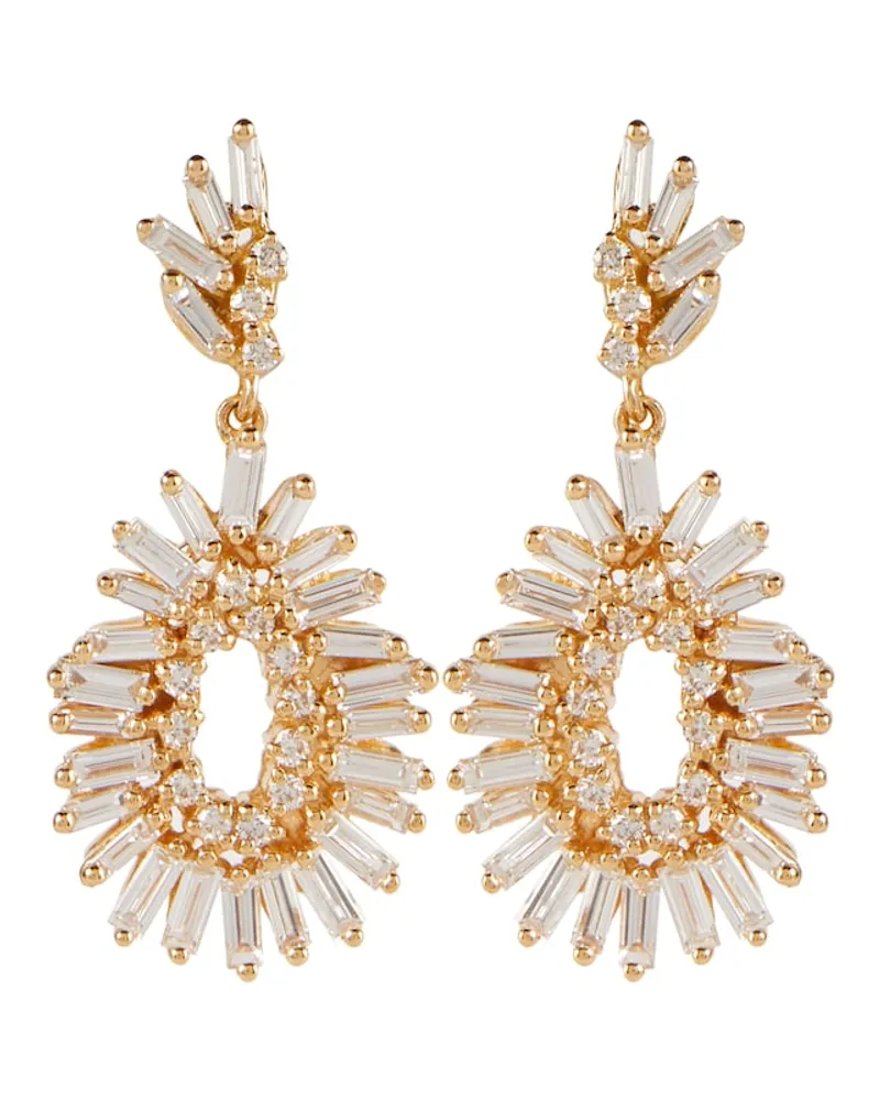 Suzanne Kalan Orecchini in oro 18kt con diamanti Oro