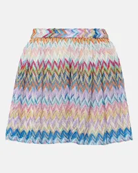 Missoni Shorts in lamé a zig-zag Multicolore