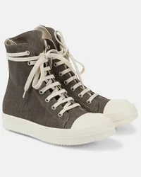 Rick Owens DRKSHDW - Sneakers in denim Verde