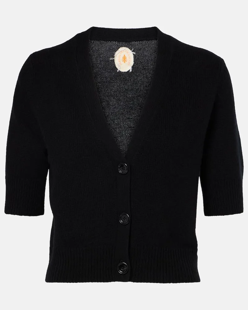 Jardin des Orangers Cardigan in cashmere Nero